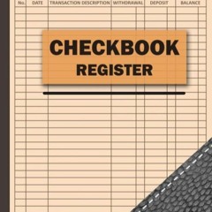 Ebook Checkbook Register: checkbook transaction register for Small Business & Personal Use - Lar