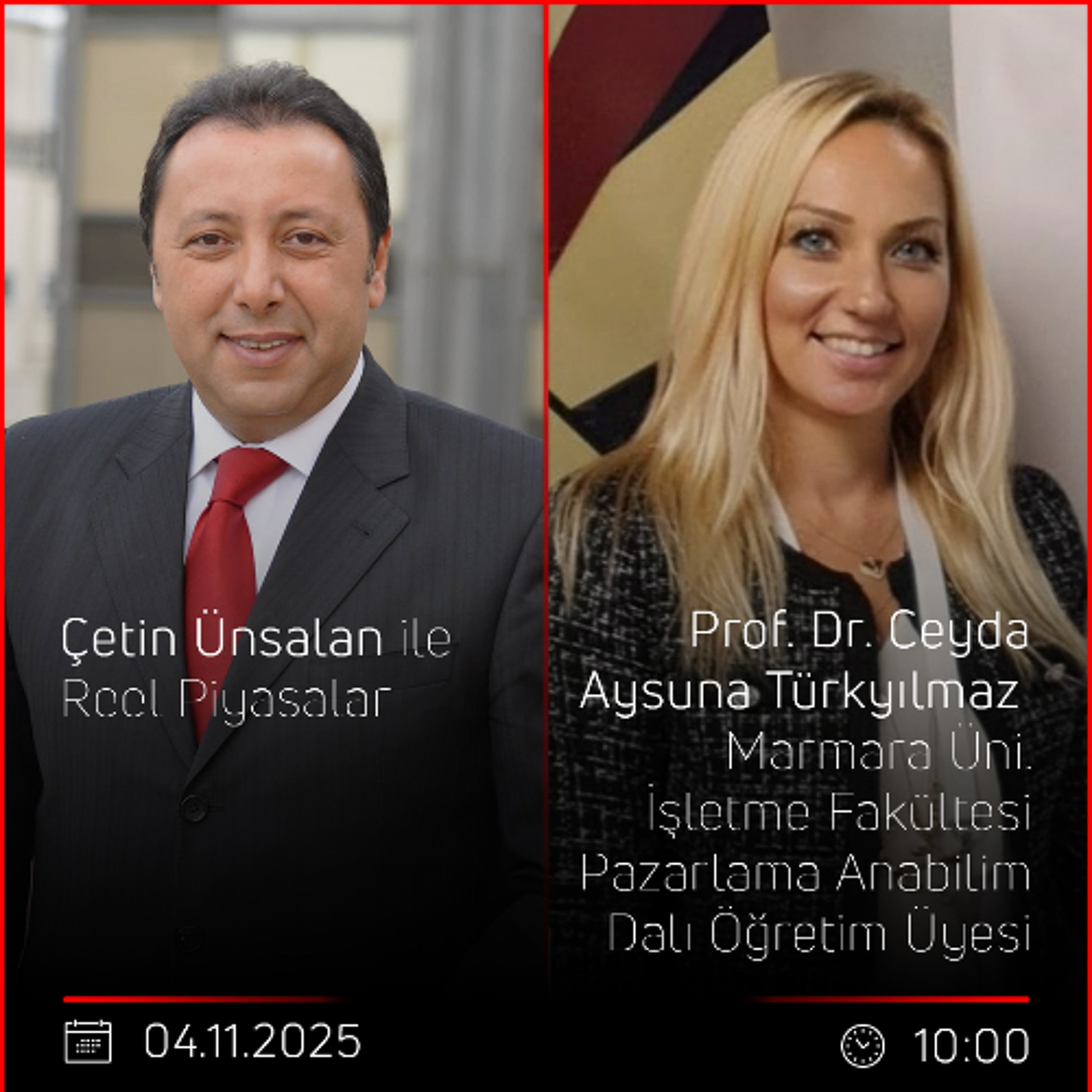 Prof. Dr. Ceyda Aysuna Türkyılmaz - Çetin Ünsalan ile Reel Piyasalar episode artwork