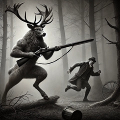 Ther Jaijer On Ther Virsch (The Hunter And The Stag)