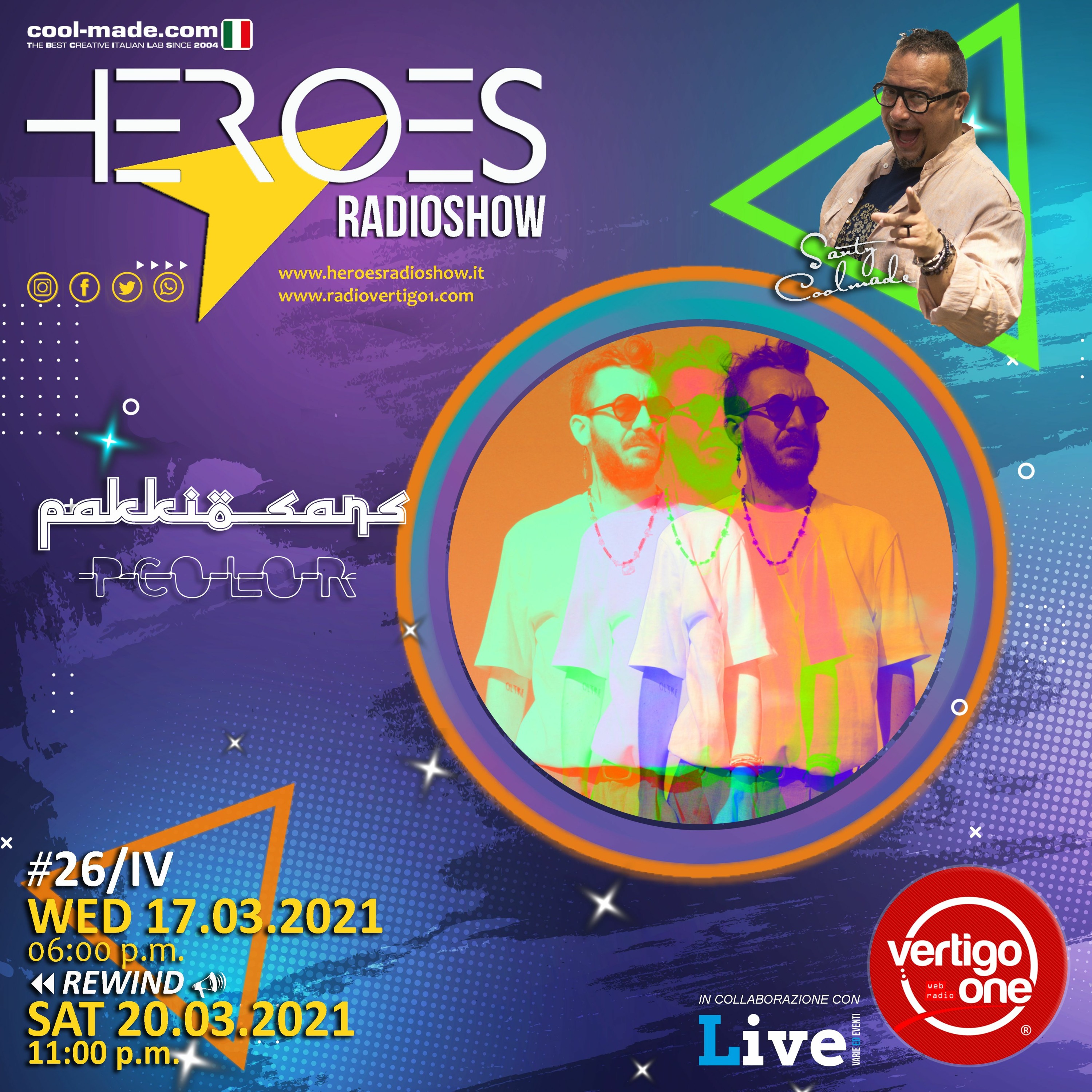 #26/2020-21> HEROES RadioShow - Special Guest PAKKIO SANS episode artwork