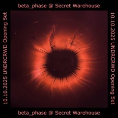beta_phase @ Secret Warehouse 10.10.2025 UNDRCRWD Opening Set