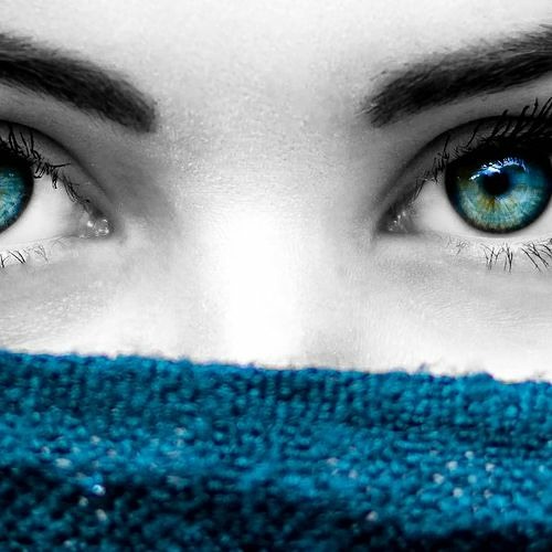 White And Blue