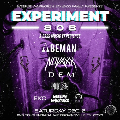 Exp 808 Stream Experiment 808: A Bass Music Experience (Live Set) by ...