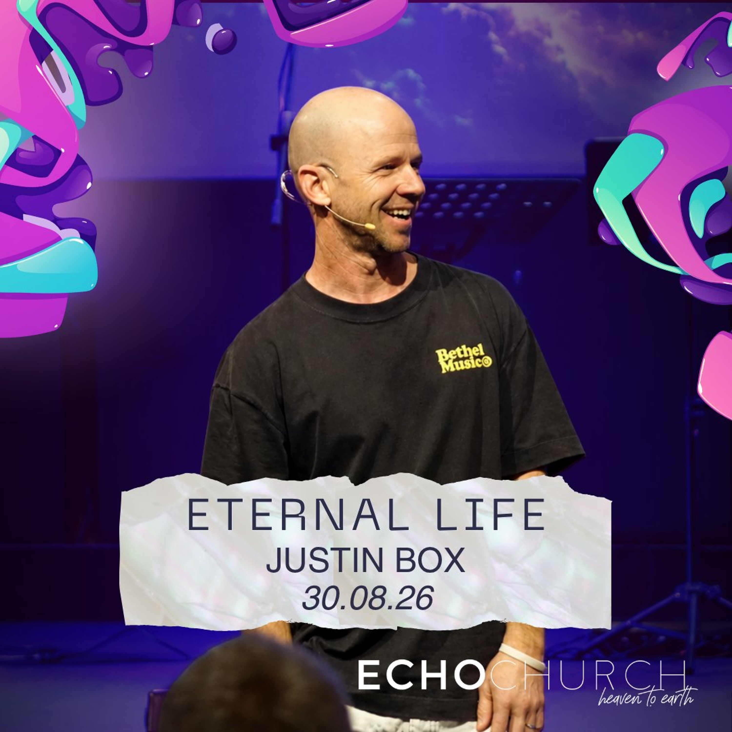 Eternal Life. Justin Box / 30.08.26 episode artwork