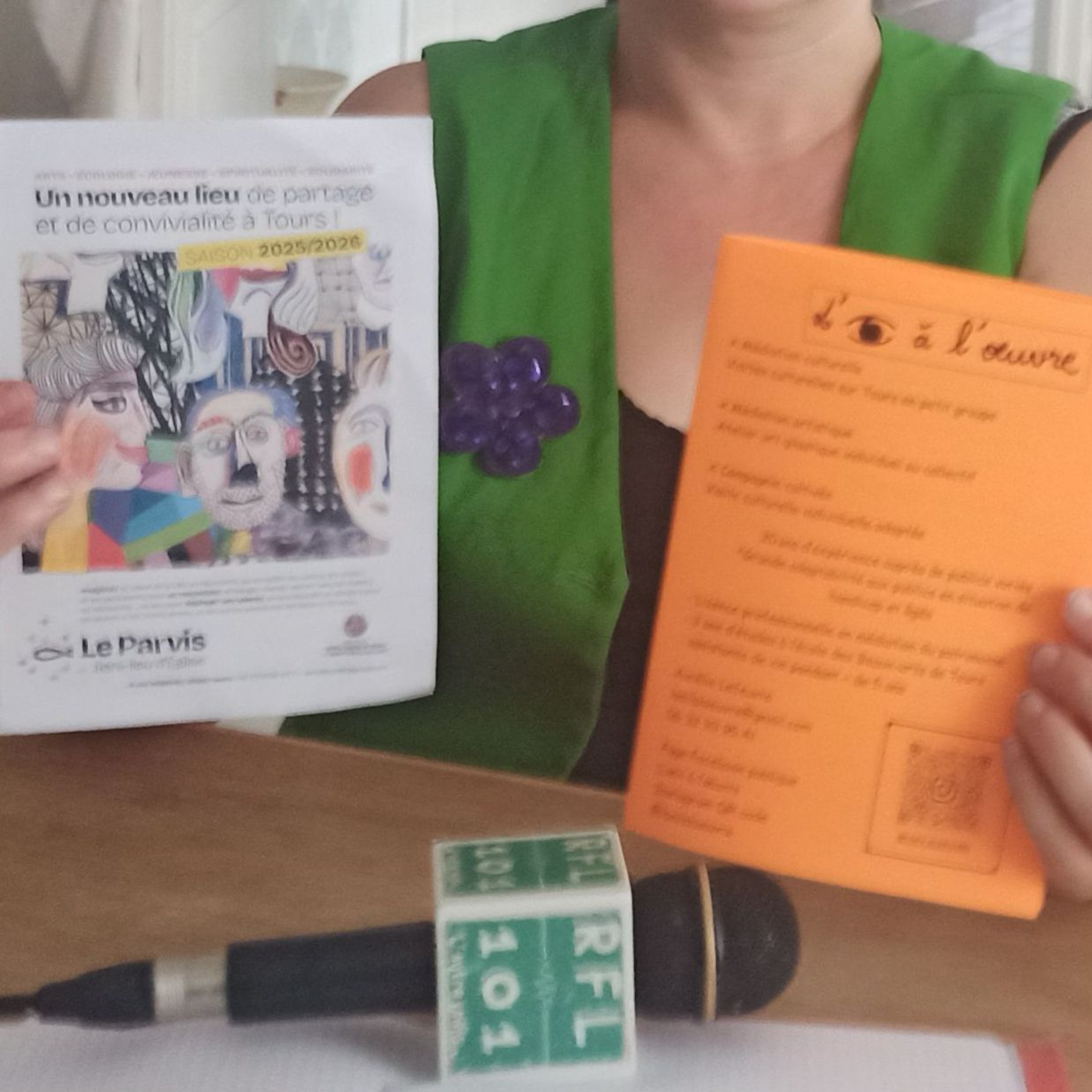 RFL101 Chromatique L'Oeil à L'Oeuvre LE PARVIS par Aurélie Lefeuvre episode artwork