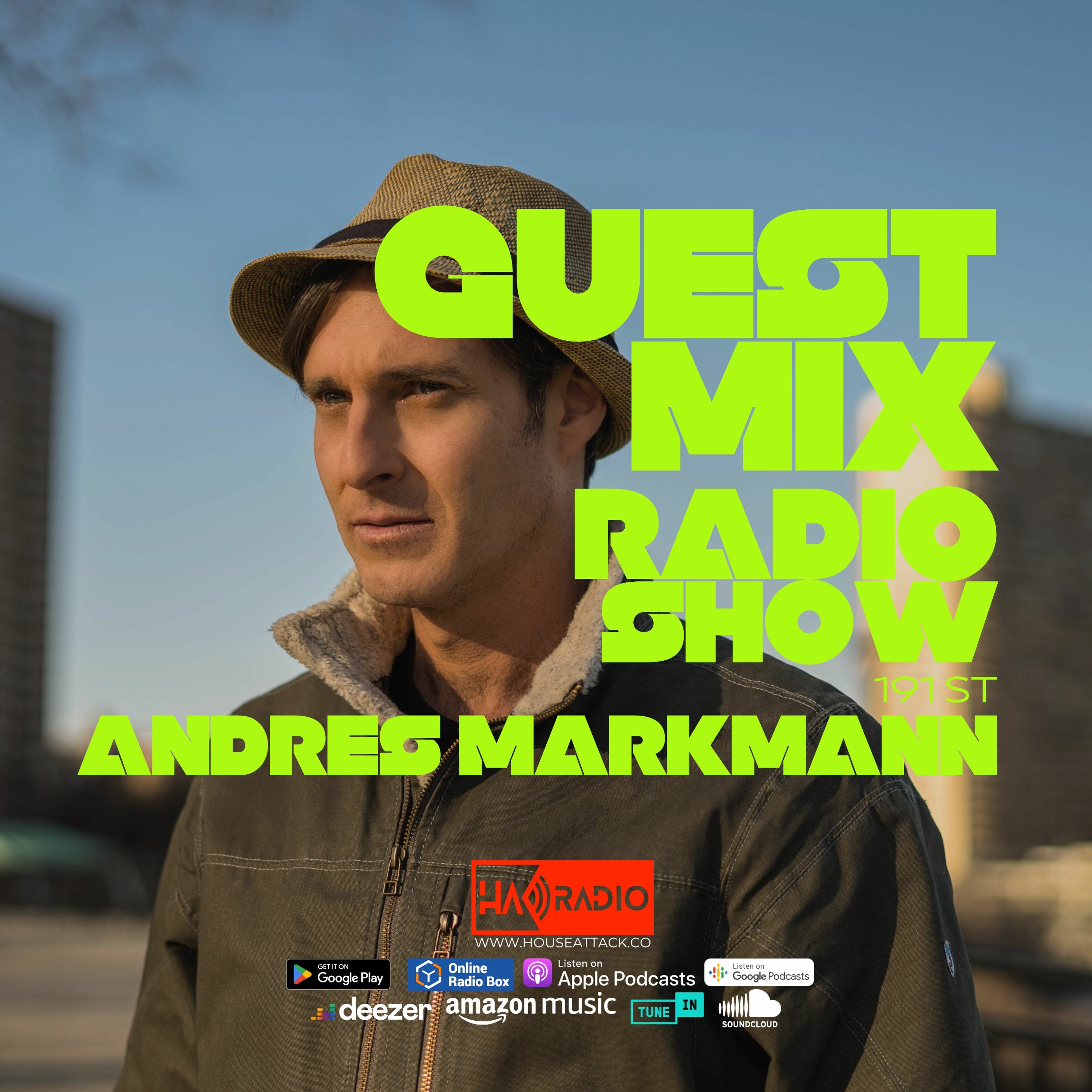 Guest Mix Radio Show 191st - Andres Markmann (USA) episode artwork