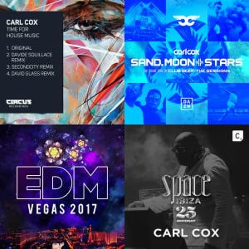 The Best of Carl Cox ordered by increasing BPM