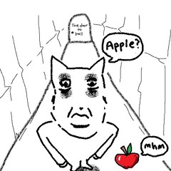 Apple Takes Cat to His World