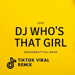 DJ WHOS THAT GIRL TIKTOK REMIX FULLBASS | D'JO RIMEX