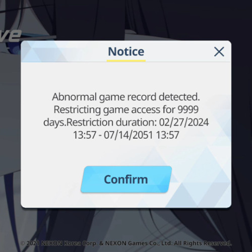 YOU GOT BANNED FROM...