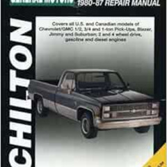 [FREE] KINDLE 📂 GM Full-Size Trucks, 1980-87 (Chilton Total Car Care Series Manuals)