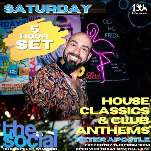 The Social Apostles 5 Hour Journey through House & Prog 150521