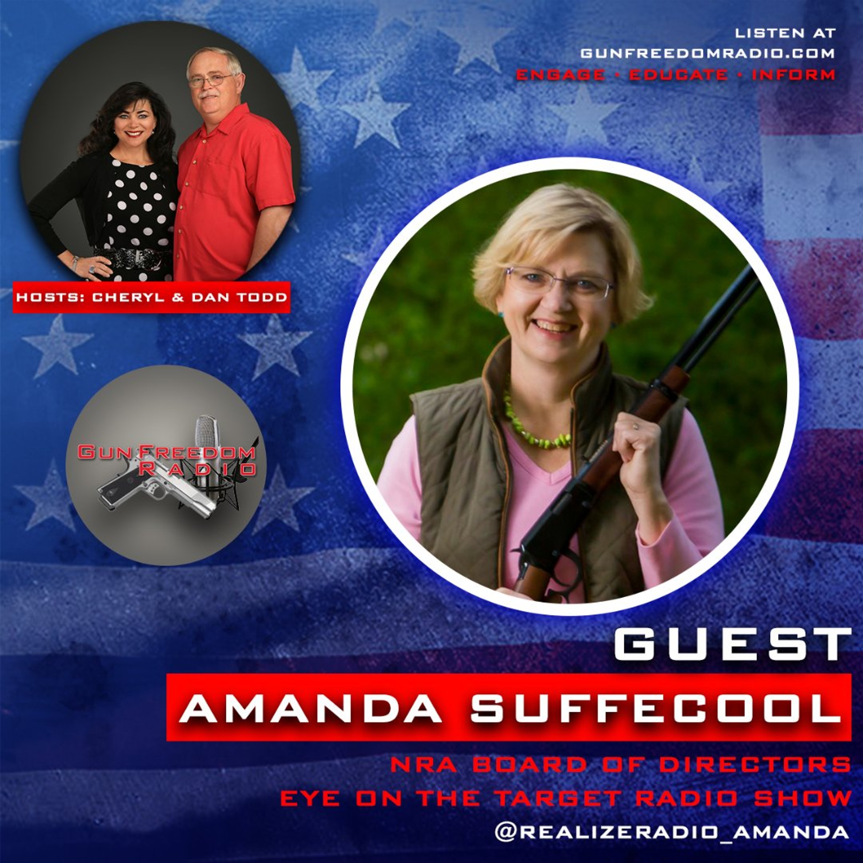 Celebrating Women Leaders in 2A Advocacy with Amanda Suffecool - GunFreedomRadio EP531 episode artwork