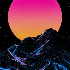 Floating Through Digital Sunsets