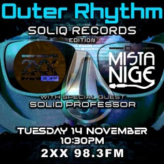 "Outer Rhythm - Soliq Records Edition" Live on 2XX FM 14 Nov 23