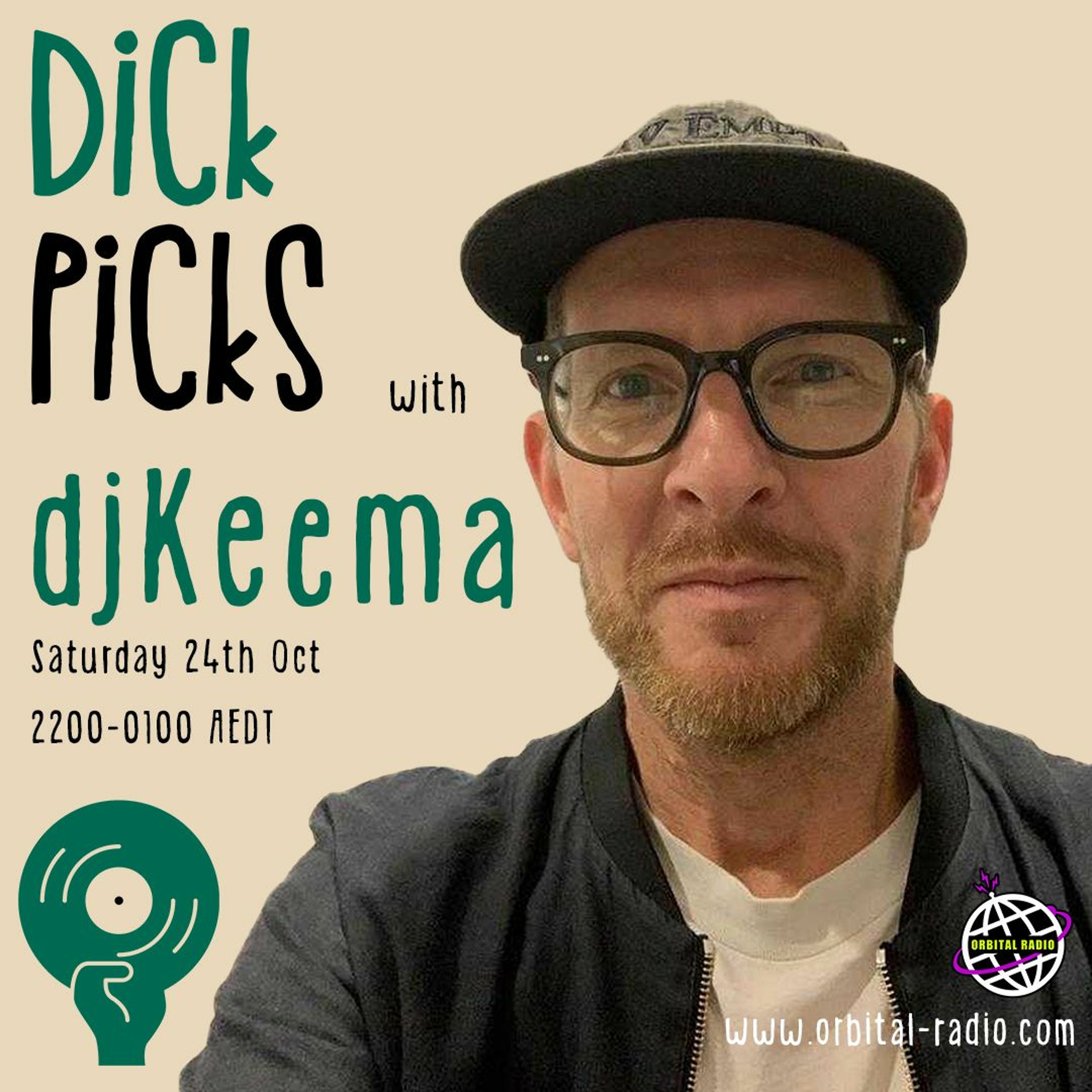Dick Picks Show 3 - with special guest - djKEEMA - Broadcast 24/10/20 episode artwork