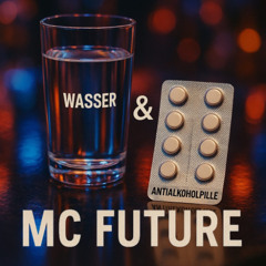 Ein Glas Wasser und die Antialkoholpille