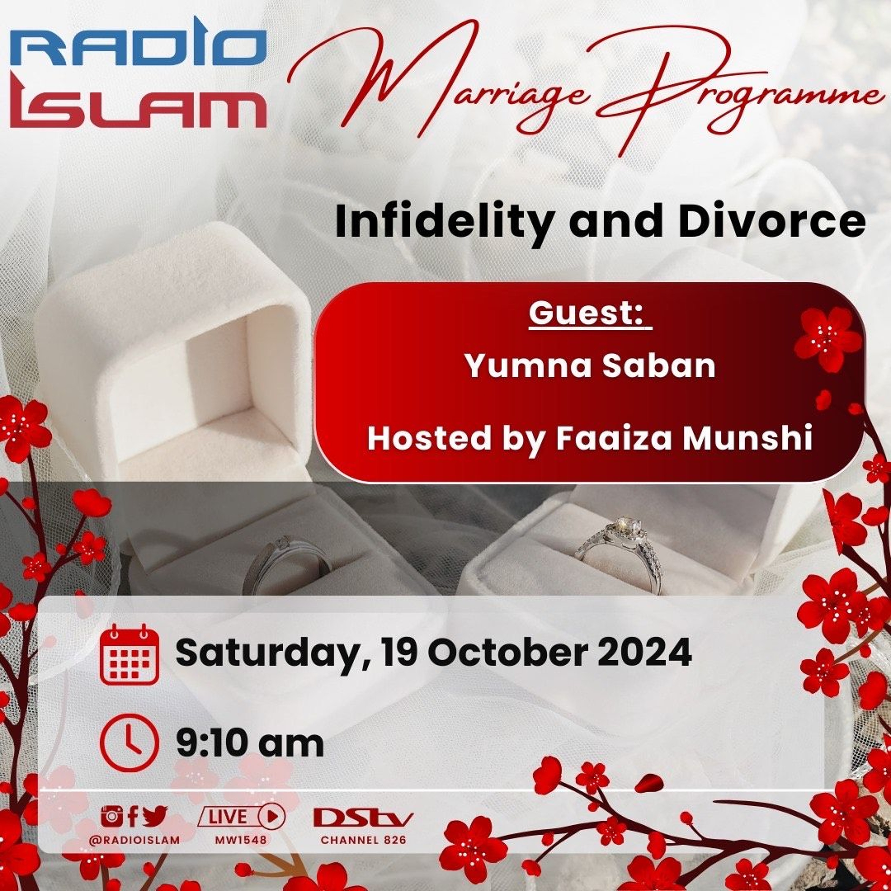 Marriage Program: Infidelity and Divorce Guest Yumna Saban