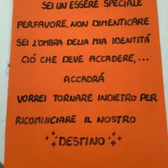 Sei un essere speciale (Maria Jose)