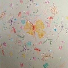 libre como mariposa hacia el sol entre colores y rayos inefables