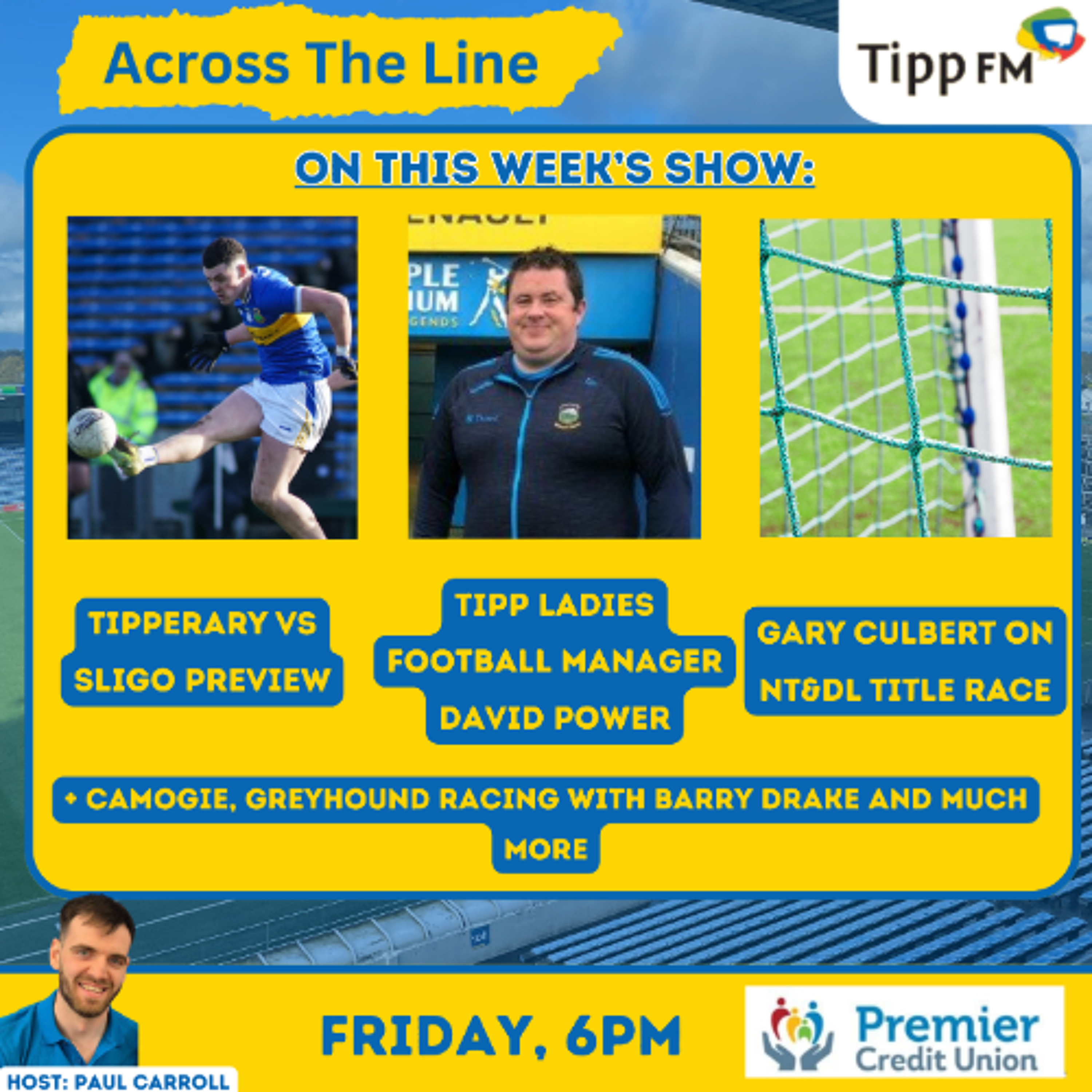 Tipperary vs Sligo preview, David Power - Across The Line May 8th 2026 episode artwork