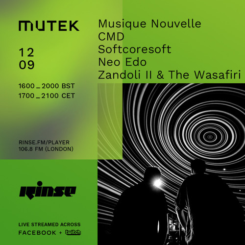 Stream MUTEK Festival Takeover: Musique Nouvelle - 12 September 2020 by  Rinse FM | Listen online for free on SoundCloud