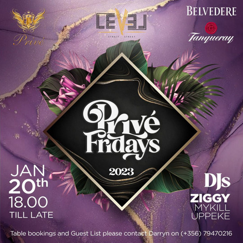 Mykill Rec Live Dj set at Levels Valletta for Prive Jan 23