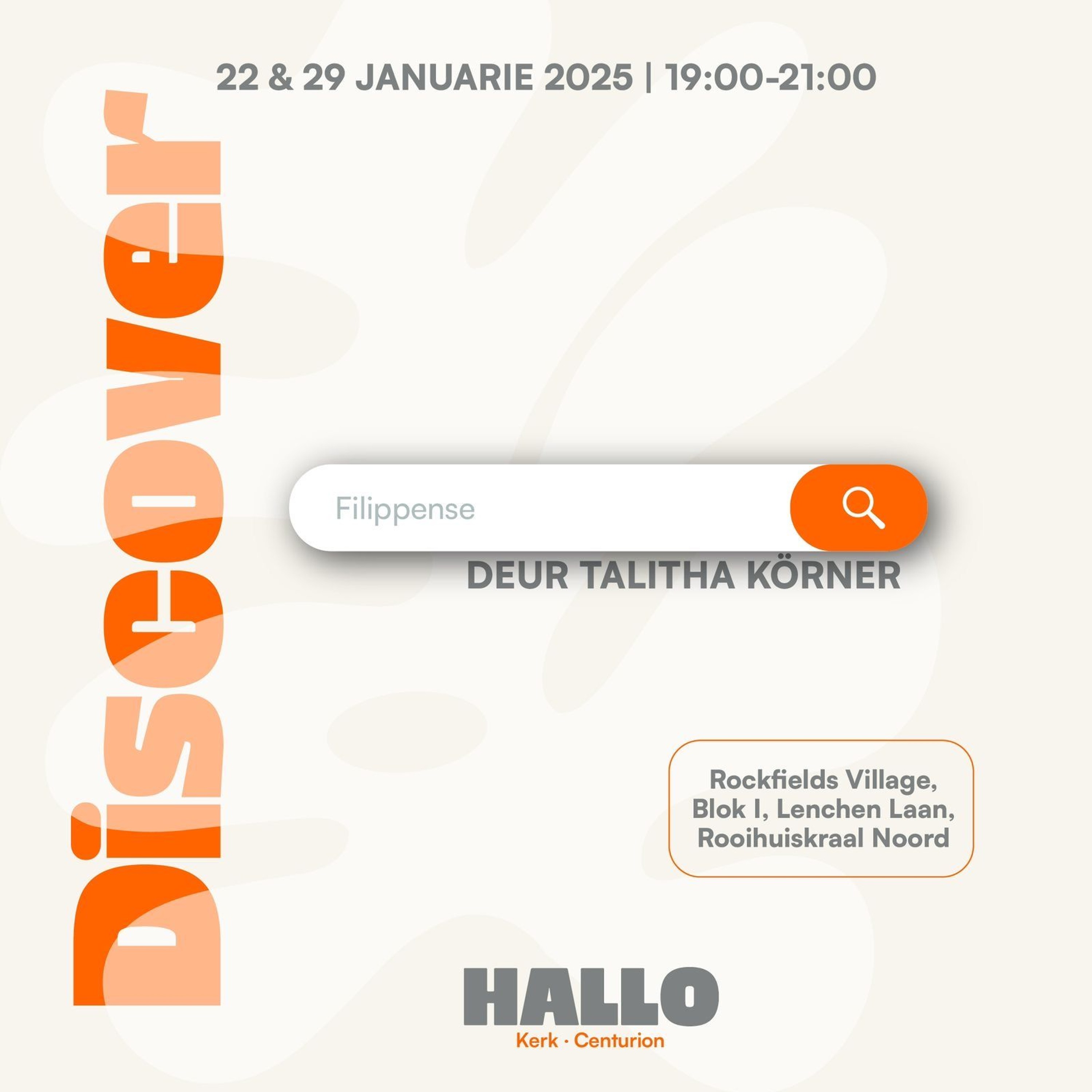 Discover - Filippense - Talitha Körner - Week 2