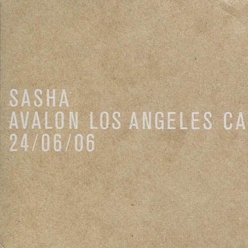 716 - Sasha 'Avalon Los Angeles' - Disc 2 (2006)