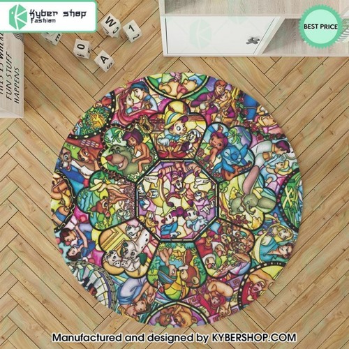 Disney Characters Round Rug