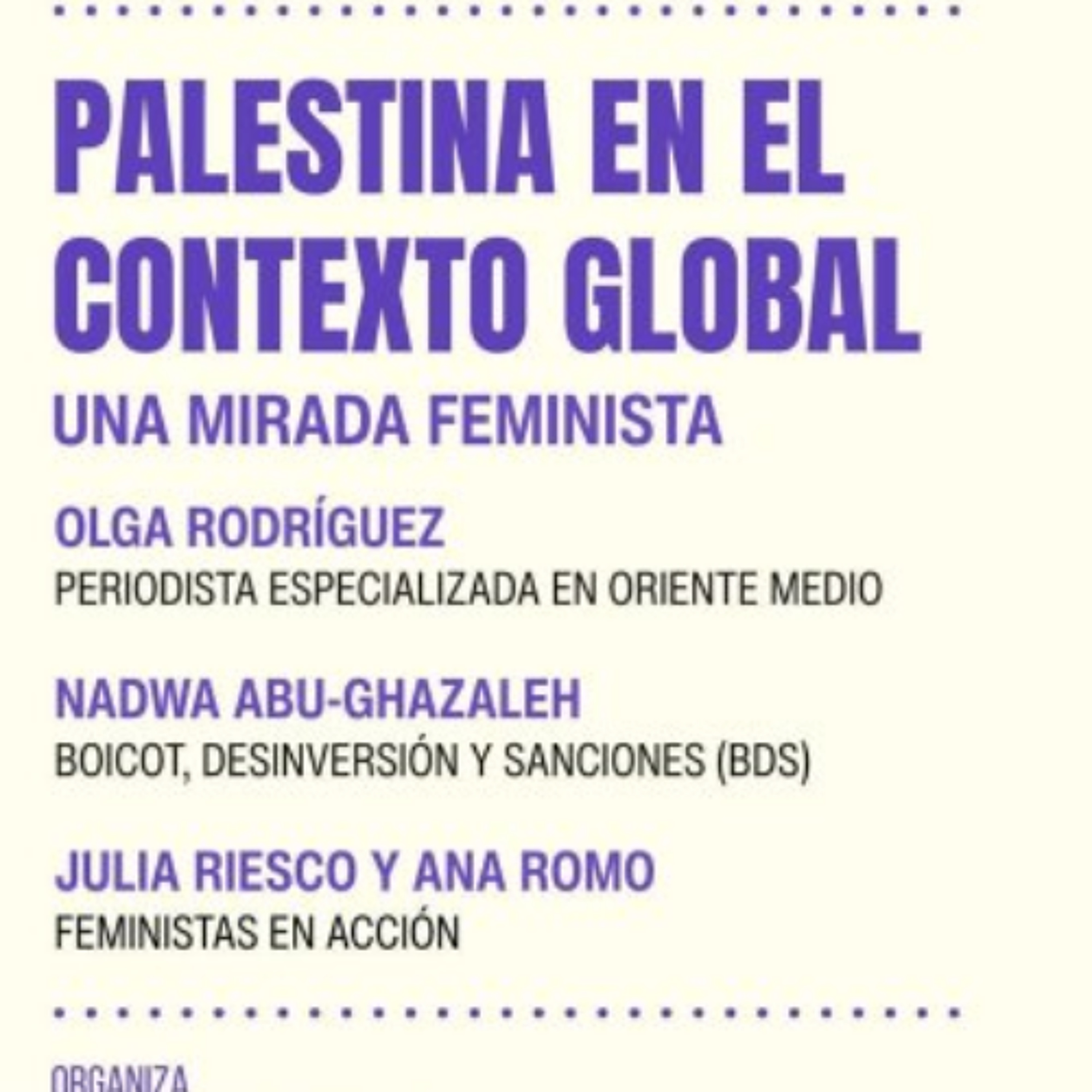 Charla: Palestina en el Contexto global. Una mirada feminista episode artwork