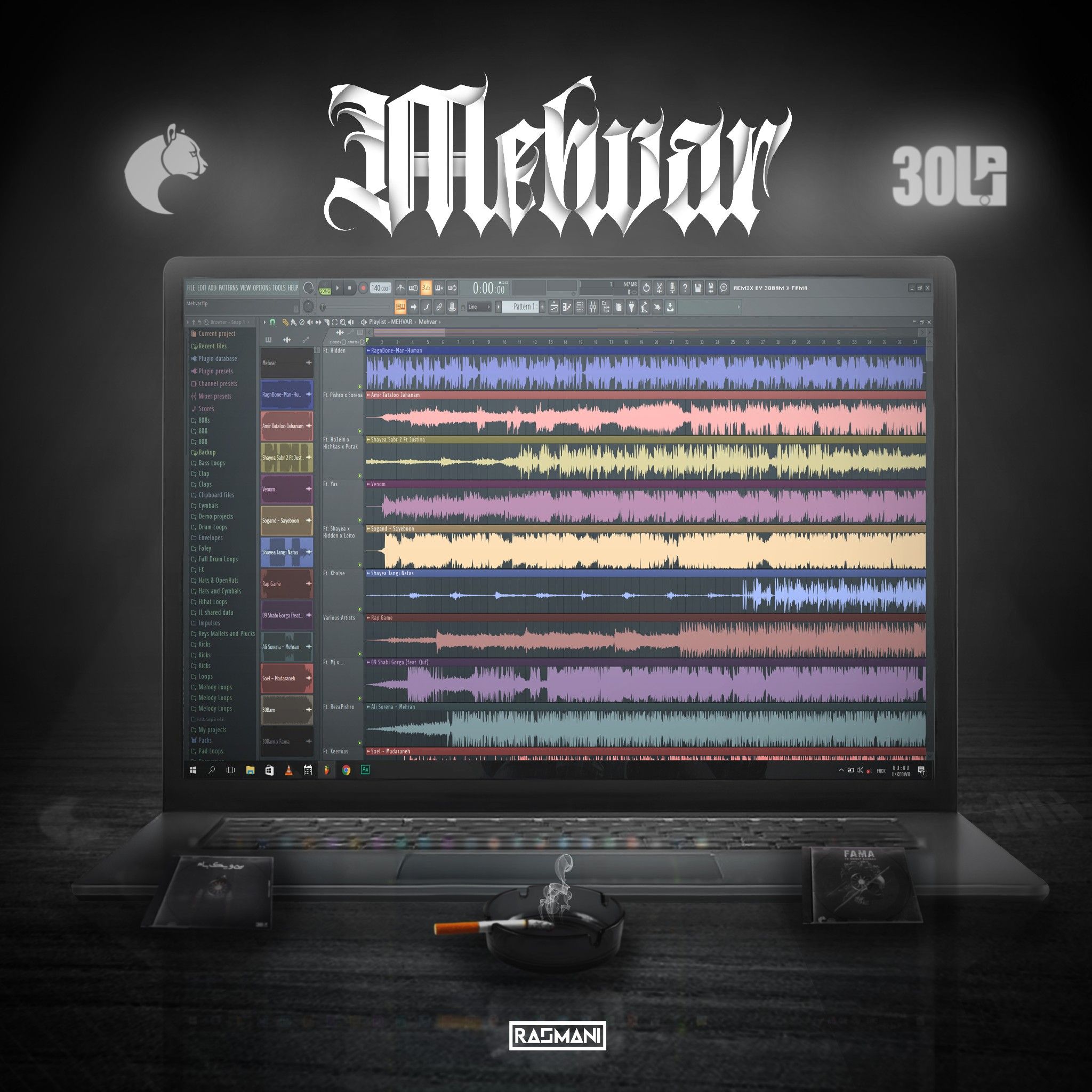 Download Mehrad Hidden x Rag'n'Bone Man - Forsat (Fama x 30Bam Remix)