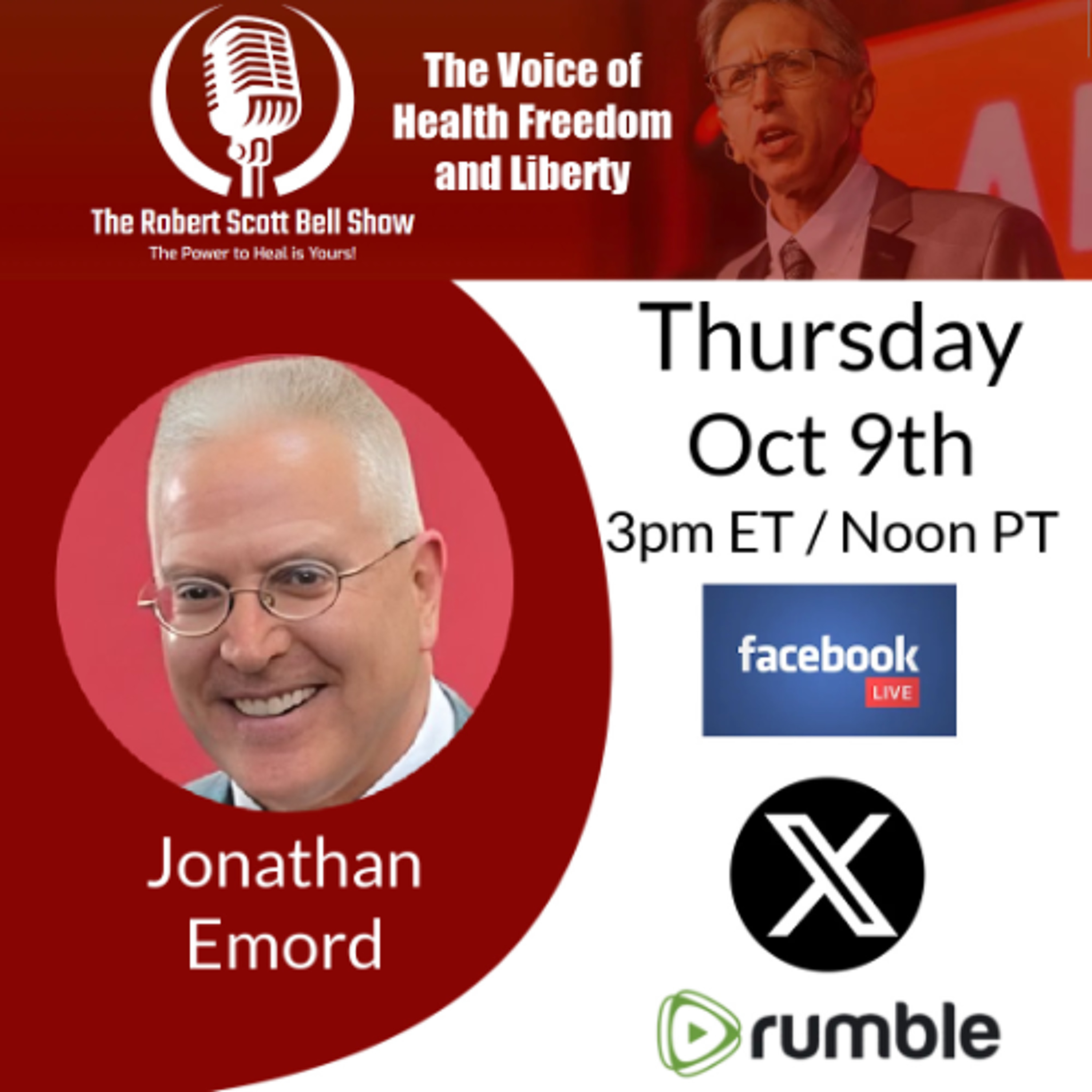 Jonathan Emord, MAHA, Deranged Jack Smith, Insurrection Act, CDC Vax Choice, Government Censorship, Pharma Revolving Door - The RSB Show 10-9-25.output