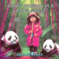 Pandas In A Bambu Forest - Arcade Boy
