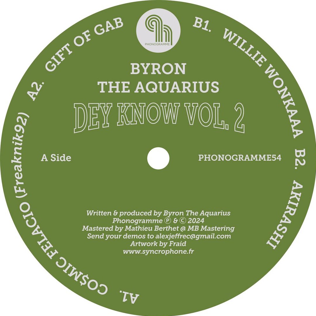 Byron The Aquarius / Dey Know Vol. 2 Byron The Aquarius / Dey Know Vol. 2