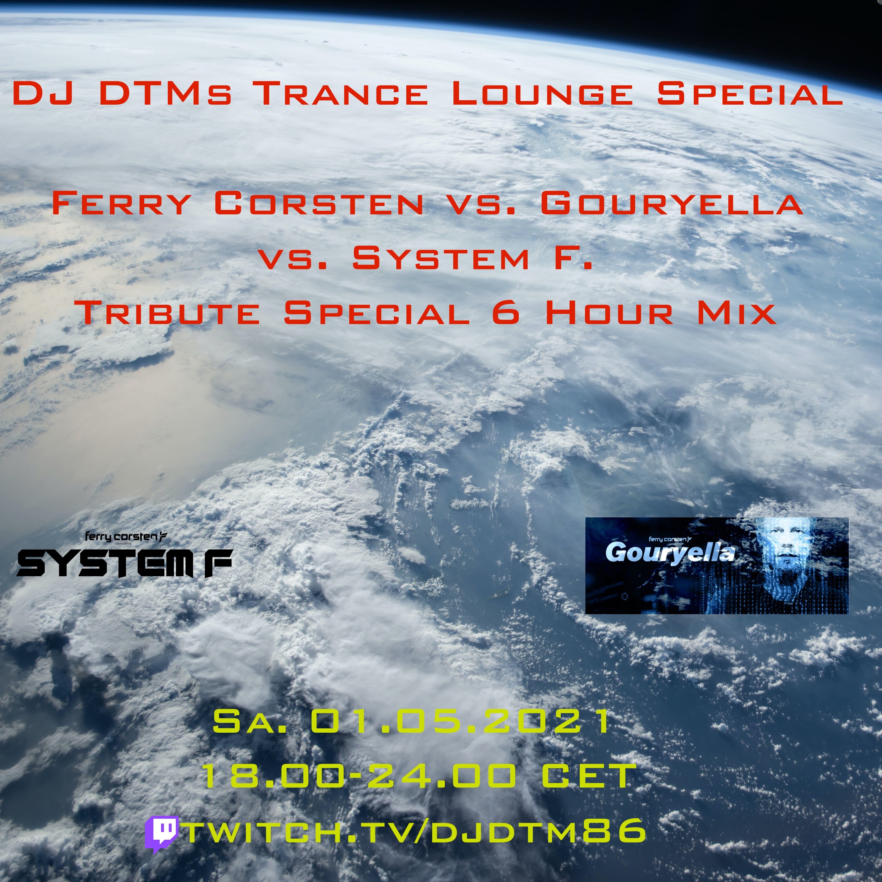 Ferry Corsten vs. Gouryella vs. System F. Tribute Mix Part 2