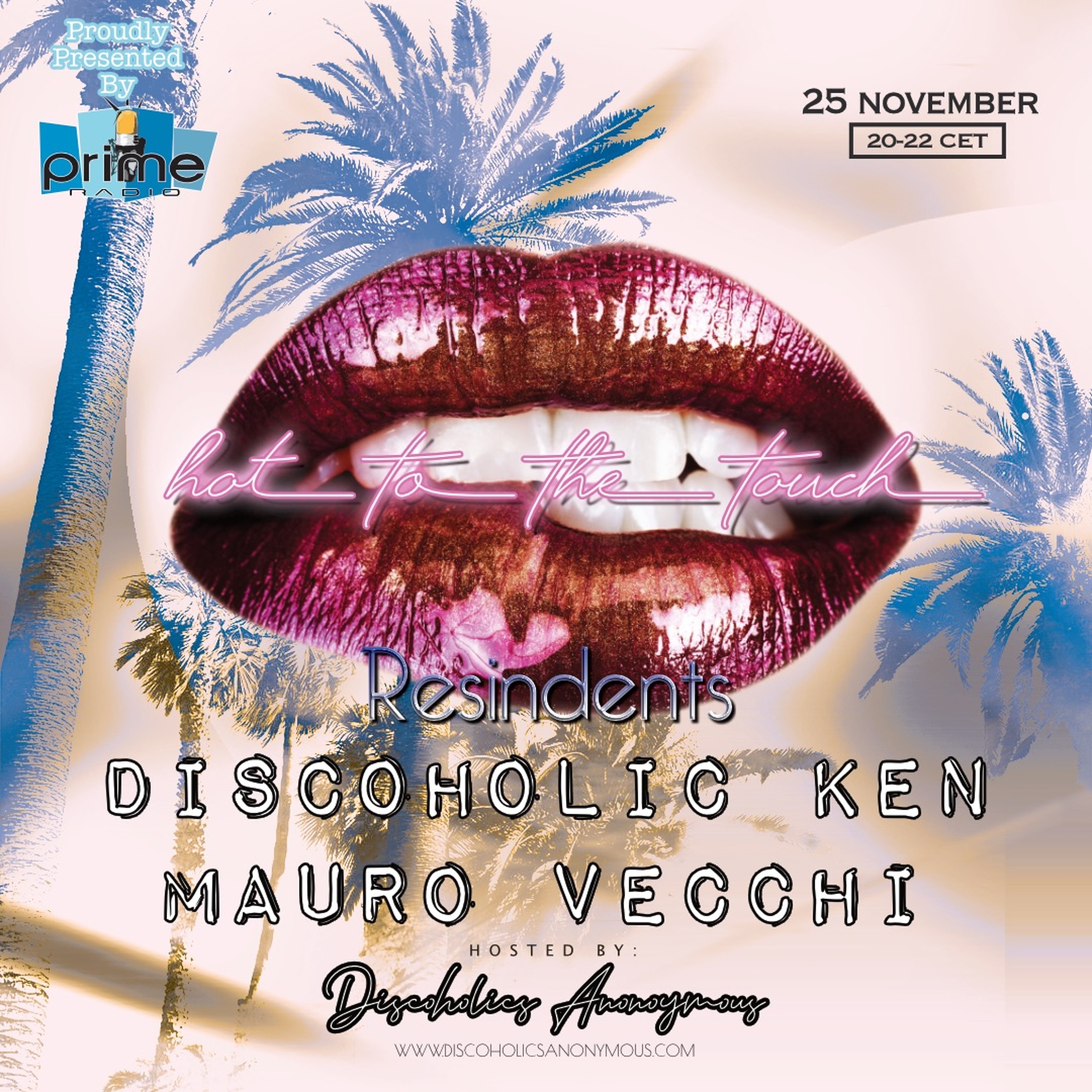Hot To The Touch 251122 with Discoholic Ken & Mauro Vecchi on Prime Radio episode artwork