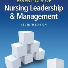 DOWNLOAD/PDF Essentials of Nursing Leadership & Management