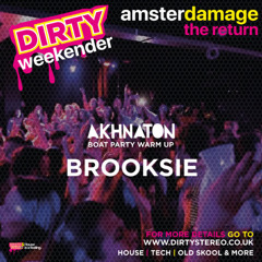 Brooksie @Dirty Stereo Amsterdamage 2025 Pre Rave Boat Party Saturday