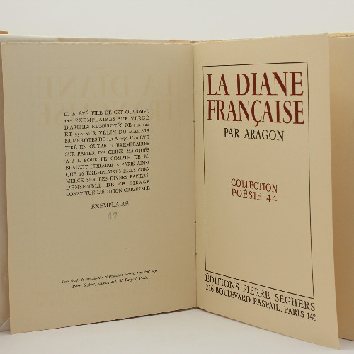 [Passages] Lecture sans structure - #4 La Diane française, de Louis Aragon