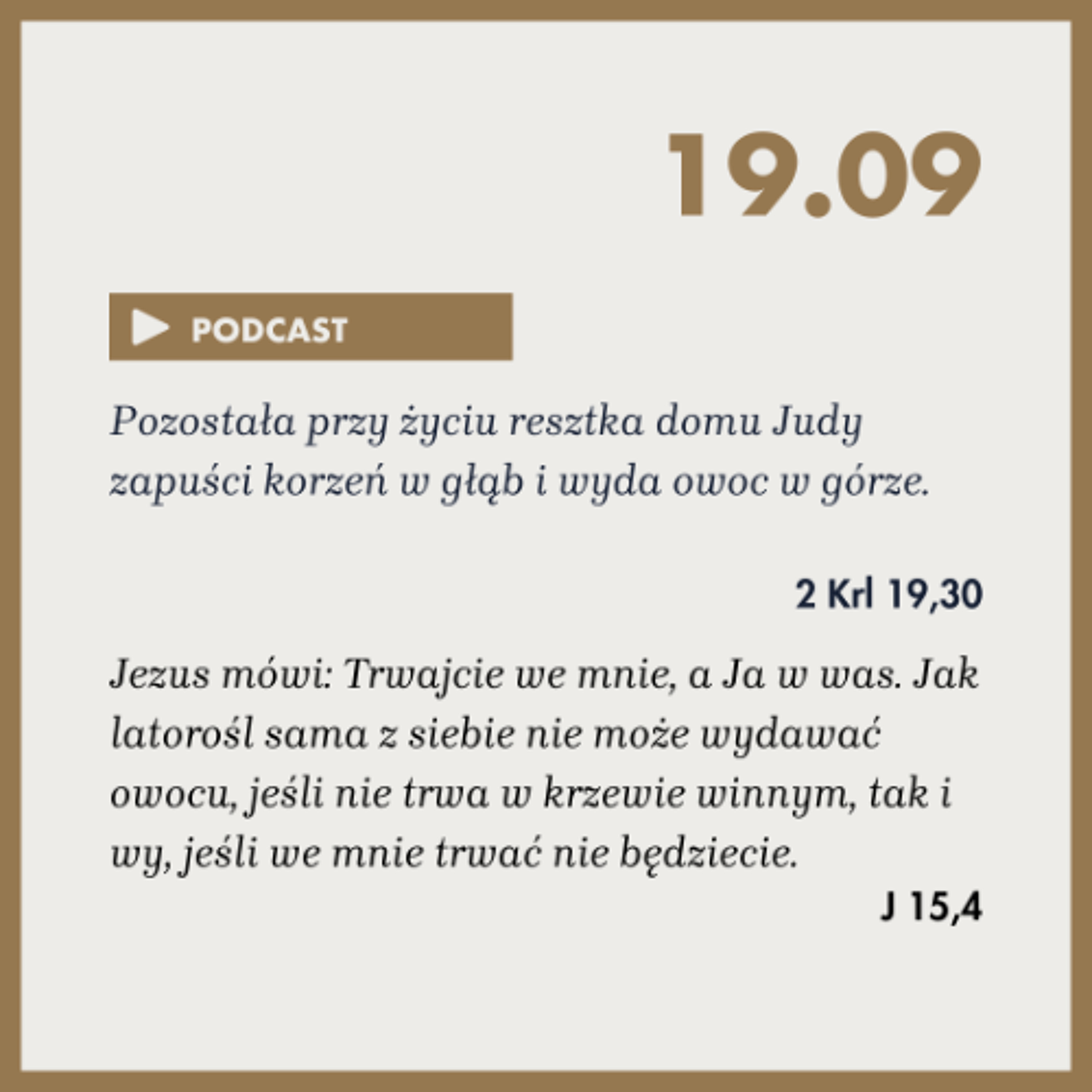 Rozważania na dzień 19 września 2025r episode artwork