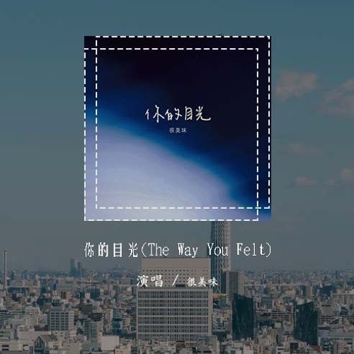 很美味 - 你的目光(The Way You Felt) (原唱：Alec Benjamin)「我想着你的目光，你带给我的温存」(4k Video)【動態歌詞/pīn yīn gē cí】