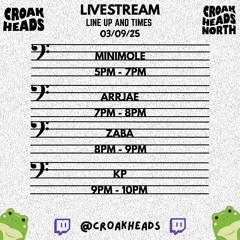 Croakheads Live 3rd Sept