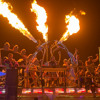 Burning Man 2025 - Xuza Art Car - Man Burn Night DJ mix artwork - Electronic music tracklist cover image