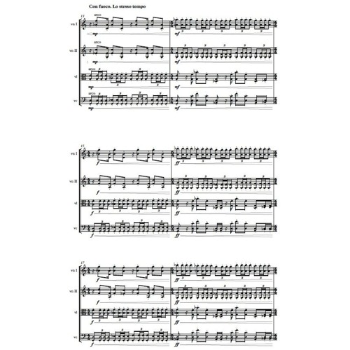Pawel Strzelecki: 3. Scherzo [String Quartet No. 19 "Hast" (2024)].