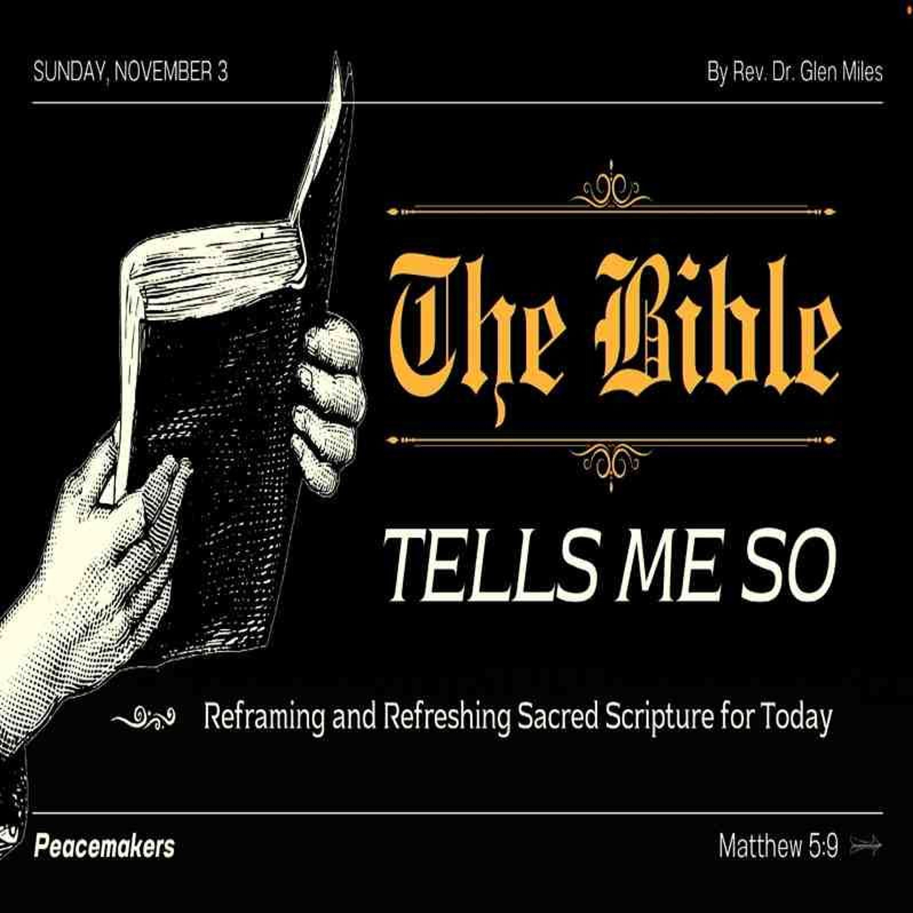 First Community Church 11.03.24 Glen Miles -Sermon, Peacemakers episode artwork
