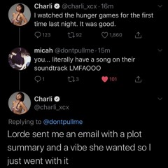Lorde x Charli XCX - White Teeth Teens x Unlock It
