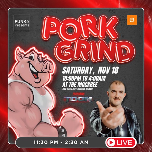 Live @ Pork Grind - TDon (Tech-Big Room-Techno)