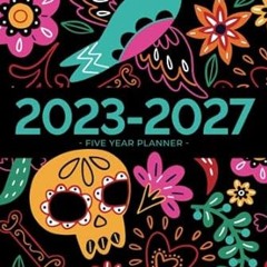 🥝Read "Book" 5 Year Monthly Planner 2023-2027  Large  Dia De Los Muertos Calendar B 🥝