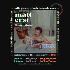 Blue Collar Disco | All—Day—Disco Live | Matt Erst